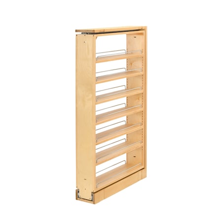 Rev-A-Shelf Maple Wood; Steel, Natural Maple, 6 in W, 44.5 in H, 23 in D 432-TF45-6C